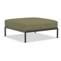Houe Level 2 Ottoman Lounge-Modul dunkelgrau/blattgrün