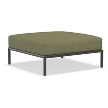 Houe Level 2 Ottoman Lounge-Modul dunkelgrau/blattgrün