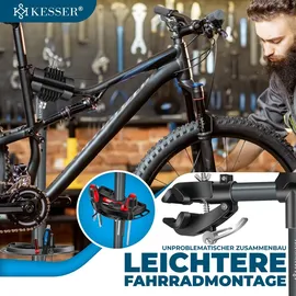 Kesser Fahrradmontageständer Profi Fahrradständer bis 30 kg grau