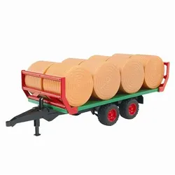BRUDER - Ballentransportanhänger mit 8 Rundballen 02220