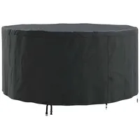 VidaXL Gartenmöbelabdeckung Schwarz 182 x 182 x 71 cm