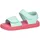 LICO Barracuda V Badesandalen, Rosa Mintgrün, 35 EU