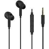 Muvit, 3,5mm In-Ear-Kopfhörer mit Mikrofon und Lautstärkeregler, Schwarz