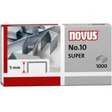 Novus No.10 SUPER Heftklammern Stahldraht verzinkt, 1000 Stück (040-0003)