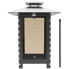 METALLWARENFABRIK MOLL Grablaterne 14 x 14 x 23 cm schwarz
