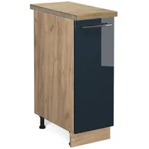 Vicco Apothekerschrank Fame-Line 30 x 60 x 82 cm Dunkelblau