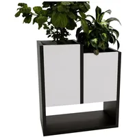 Raumhirsch furniture Blumenkasten, Weiß, 23x50x44 cm, Gartenzubehör, Blumentöpfe