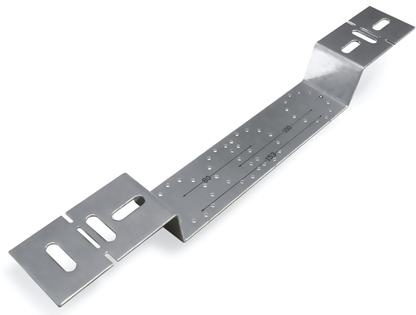 Montagebügel für Wandscheiben zweifach (L=100 mm)