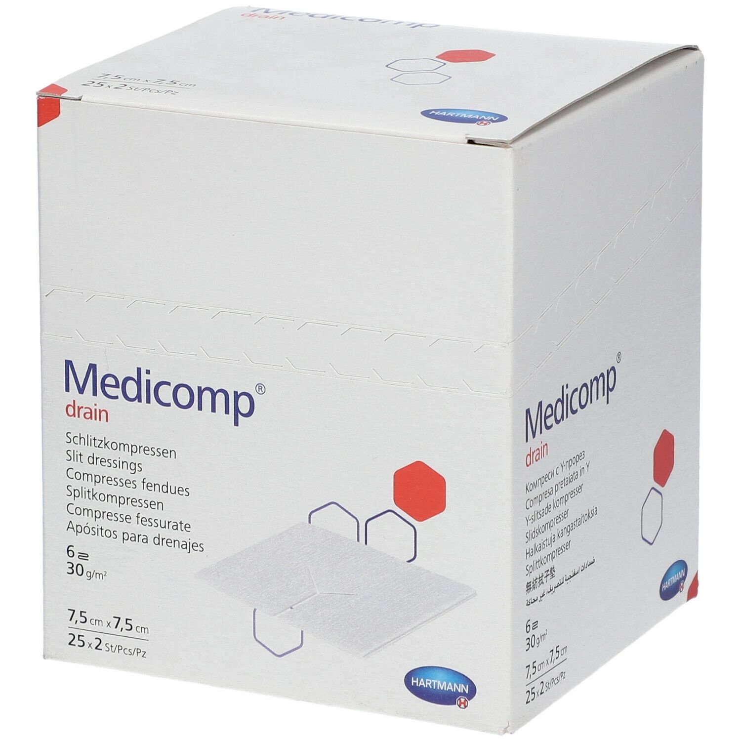 Medicomp® drain 7,5 cm x 7,5 cm