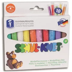 4 Stück Feuchtmann Kinderknete Schule 10ST. basic 4015259201029 Feuchtmann