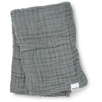 Elodie Details Crinkled Blanket - Deco Turquoise in Türkis