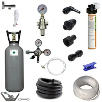 BieTal Anschlußpaket Sprudelwasser + Aktivkohle Filter + 6Kg CO2