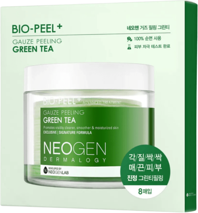 NEOGEN Dermalogy  Organic Peel Gauze Peeling Green Tea Trial Kit (8 pc)