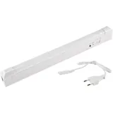 ChiliTec LED Notleuchte Akku 4Watt 230V 40x4x3cm Automatisches einschalten bei Stromausfall Notbeleuchtung mit Schalter Weiß