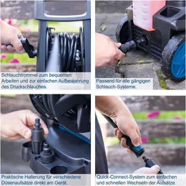 SCHEPPACH HCE2600X 2400W 180 bar inkl. Terrassenreiniger