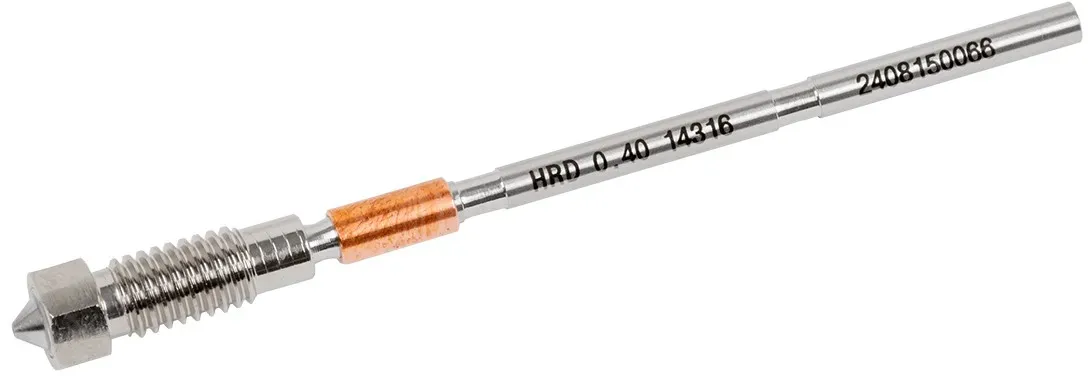 Prusa Hardened Nozzle (Nickel plated) - 0.4 mm, Nozzle Durchmesser: ⌀ 0.40 mm