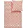 IBENA Hana Satin Rot 155 x 220 cm + 2 x 80 x 80 cm