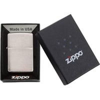 Zippo Chrome Brushed Sturmfeuerzeug