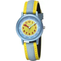 REGENT PUR Armbanduhr Quarz gelb hellblau D2URF1473 - Hellgelb