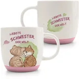 NICI Tasse 0,4 l Rosa 3 St.
