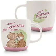 NICI Tasse 0,4 l Rosa 3 St.