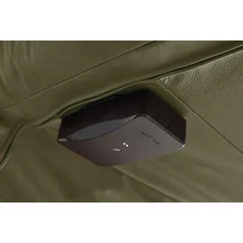 KAWOLA Relaxliege LETICIA Leder 0 x 0 x 0 cm grün mit Nackenkissen