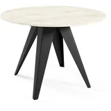 Feldmann-Wohnen Gerda Ø 90 cm Chromix weiß