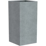 Scheurich Pflanzgefäß C-Cube 38 cm x 38 cm Stony Grey