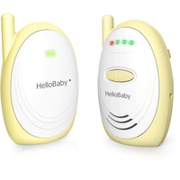 HelloBaby HB168 Audio Babyphone mit bis zu 1000 ft Reichweite, Digitalisierte Übertragung Gelb (Jaune)