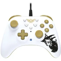 Hori HoriPad Turbo Controller Gold Weiß Nintendo Switch