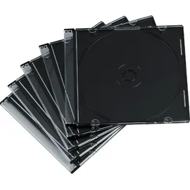 Hama 51269 CD-Leerhülle SlimLine 50er-Pack transperant / schwarz