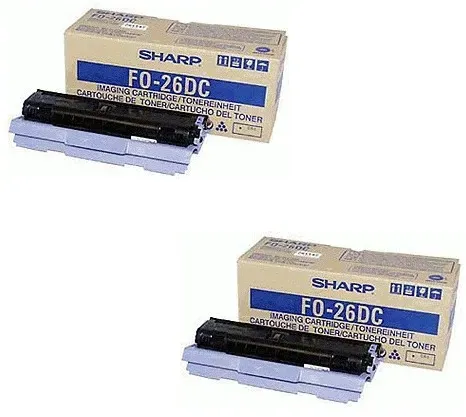 2x Original Sharp Toner FO-26DC black für FO 2600 Series 2850 UX 3600 Series ...