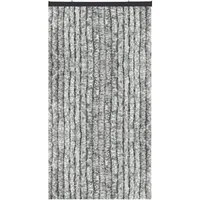 Arsvita Flauschvorhang 160x200 cm in Meliert hellgrau - weiß,