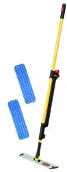 Rubbermaid HYGEN PULSE Mopp Wischmopp, schwarz/gelb, 3-teilig R050669 , 1 Set