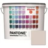 ALPINA Wandfarbe »Pantone«, Wandfarbe »Pantone«, Innenfarbe White Sand 2,5 Liter matt - grau