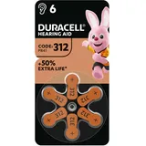 Duracell Hörgeräte-Batterien EasyTab 312/PR41 6 St.