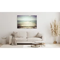 Acrylglasbild QUEENCE "Etzel", beige (farbe bild(er): beige), B:120cm H:80cm, Bilder, Fine Art-Print in Galeriequalität