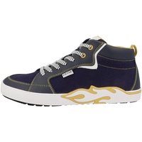 Geox J ALPHABEET Boy Sneaker, Navy/Yellow