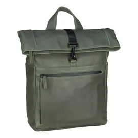 LEONHARD HEYDEN Den Haag Rucksack Rolltop Grün