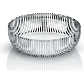 Alessi PCH02/23 Design Obstschale aus Edelstahl, Glänzend Poliert, Silber