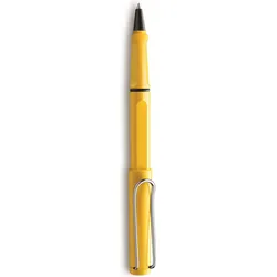 Safari Tintenroller gelb mit blauem Einsatz