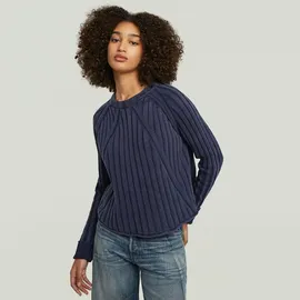 G-Star Washed Loose Knit Osaka Blue XS