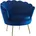 SalesFever Muschelsessel aus Dunkelblau