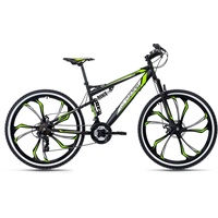 KS-CYCLING KS Cycling Mountainbike Scrawler, 21 Gang Shimano Tourney Schaltwerk, Kettenschaltung schwarz 51 cm