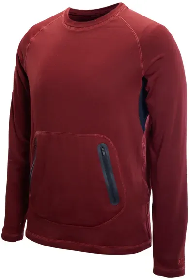 BAUER First Line Collection Fleece Crew | XL burgundy