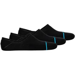 STANCE Unisex Sneakersocken 3er Pack - Icon No Show, Logo, Basic Schwarz 38-42
