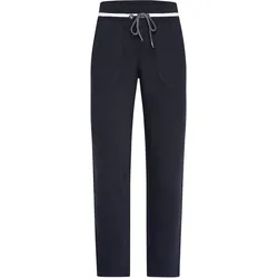 Damen Jogging Pants - Farbe blau, weiß - Größe M