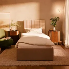 mebligo Polsterbett 90 x 200 cm Beige