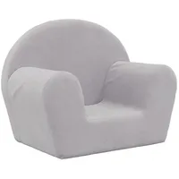 vidaXL Kindersofa vidaXL Hellgrau weich Plüsch