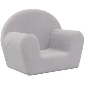 vidaXL Kindersofa vidaXL Hellgrau weich Plüsch